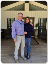 The owners of M & M Outdoors Campground, Mark & Michelle.