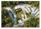 Aerial view of the M and M outdoors campground